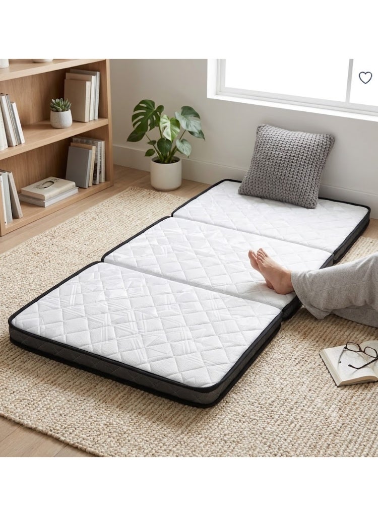 SMART HOME Premium Foam Feel High Density Single Mattress - Ultimate Comfort in a 3-Way Folding Design - Image 1