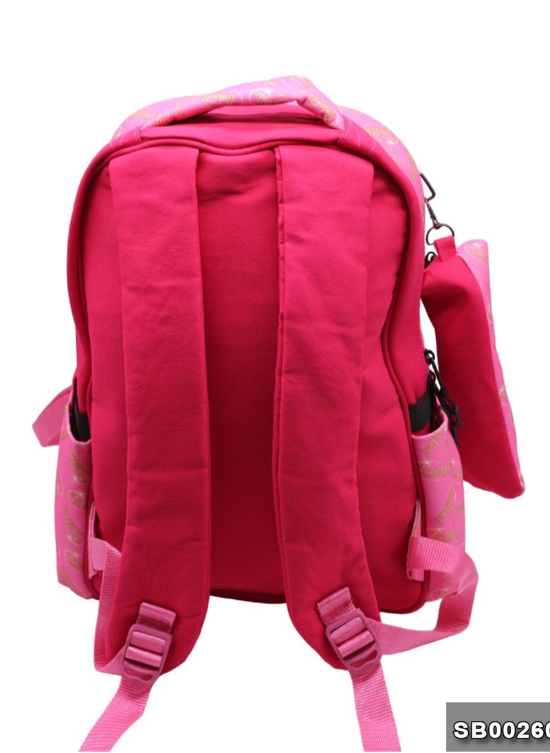 Gharibo Bags - School backpack with lunch bag Size 17 model 26 TinkerBell - Image 1