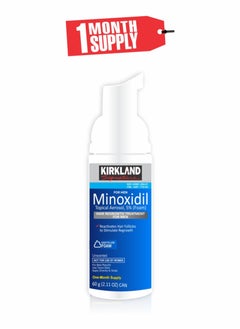 Kirkland Signature Minoxidil Blue Foam - Reactivate Hair Follicles for Enhanced Growth 