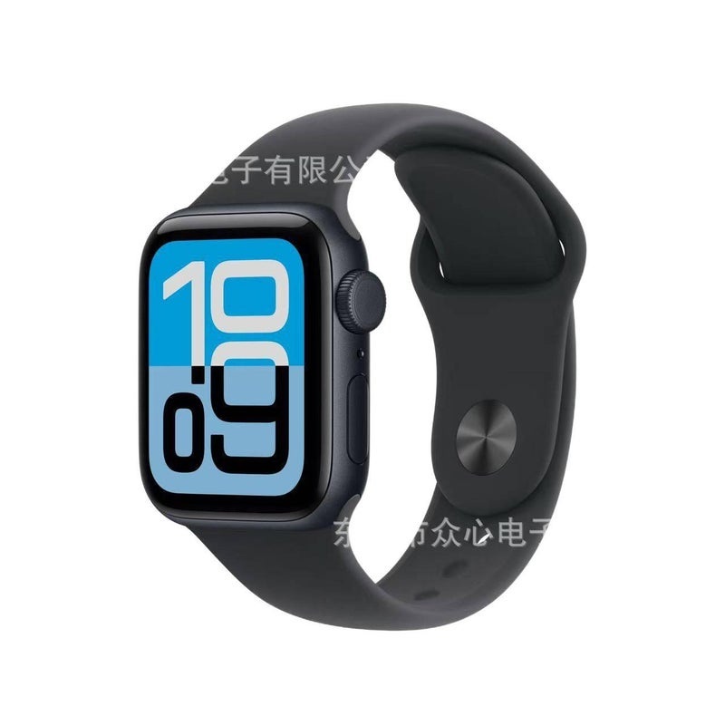 سوار ساعة ذكية باللون أسود قابل للتعديل سوار رياضي من السيليكون متوافق مع Apple Watch 38/40/41/42/44/45/49mm بملاءمة قابلة للتعديل وحزام بديل - Image 5