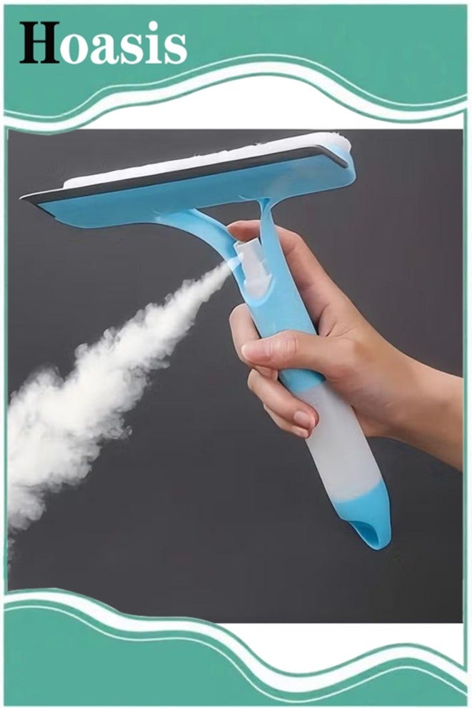 Hoasis Multifunctional Glass Wiper with Watering Can, Perfect for Cleaning Mirrors, Windows, and Cars, Includes Bathroom Accessories - Image 1