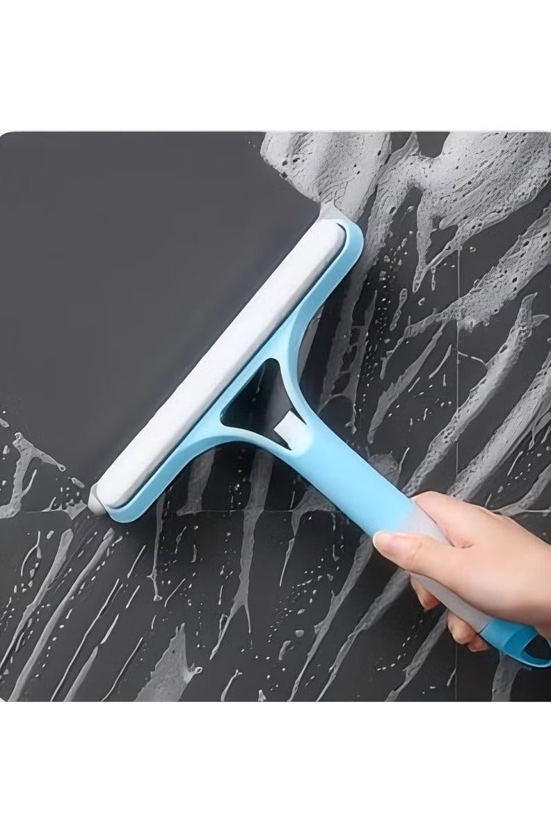 Hoasis Multifunctional Glass Wiper with Watering Can, Perfect for Cleaning Mirrors, Windows, and Cars, Includes Bathroom Accessories - Image 3