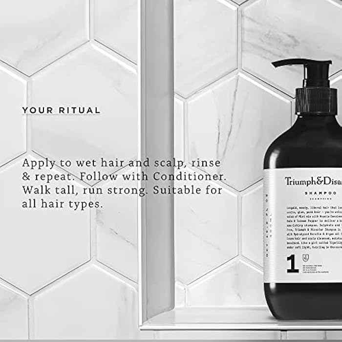 TRIUMPH & DISASTER | Shampoo, Deep Cleansing - Soothes & Hydrates Sensitive, Dry and Damaged Hair & Scalp with Keratin for Men & Women, 16.9 fl oz - Image 5