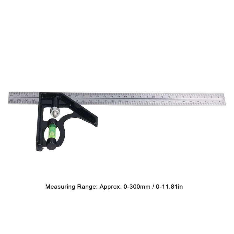 مسطرة مربع فولاذية مقاومة للصدأ أداة قياس نجارة لأعمال النجارة - Image 3