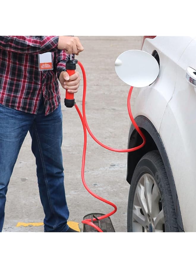 SAGREENY Siphon Pump, Portable Water And Siphon Transfer Pump Kit, Multi-Use Fuel Transfer Pump And Gas Siphon For Gasoline And Rain Barrels, Fluid Fuel Extractor Suction Tool For Liquids And Air - Image 4