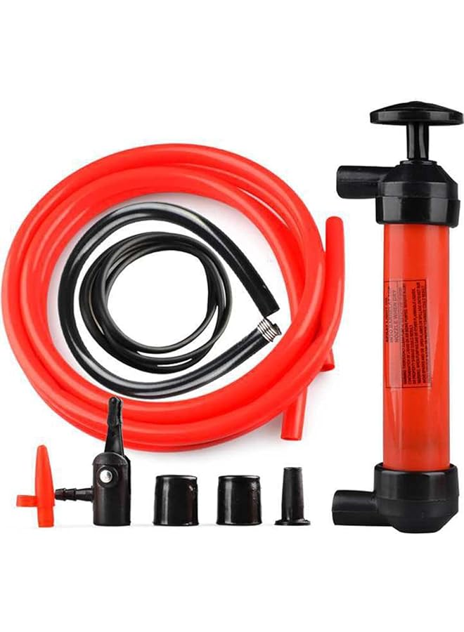 SAGREENY Siphon Pump, Portable Water And Siphon Transfer Pump Kit, Multi-Use Fuel Transfer Pump And Gas Siphon For Gasoline And Rain Barrels, Fluid Fuel Extractor Suction Tool For Liquids And Air - Image 1