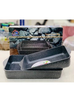 ثيرمو آد طقم طواجن فرن جرانيت ماركة THERMOAD صناعه تركى خامه تقيله جداً مميزات أطقم THERMOAD عن غيرها قالب من الألومنيوم مطلى بطبقات من الجرانيت خامه تقيله جداً خاصية عدم الالتصاق عالية جدا خاصية عدم الخدش عالية جدا تكنولوجيا طلاء الجرانيت غير قابل للالتصاق مقاوم للحرارة حتى 220 درجة مئوية يمكن دخوله غسالة الأطباق أشكال وألوان فى منتهى الجمال والشياكة اختارى اللى يناسب حياتك وبيتك الطقم 2 قطعة مقاسات كبيره جداً طاجن مقاس 30م طاجن مقاس 35م أشكال وألوان فى منتهى الجمال والشياكة اختارى اللى يناسب حياتك وبيتك الوان متنوعه  - Image 4