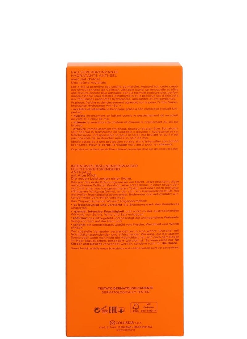 COLLISTAR Self Tan by Collistar Supertanning Water Moisturising Anti-Salt 400ml  - Image 4