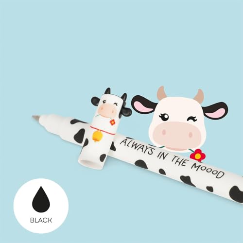 Legami Set of 7 Farmyard and Nutcracker Gel Pens Pens with Erasable Thermosensitive Ink Range of Ink Colours Erase Without Using Up the Paper 07mm Tip - Image 3