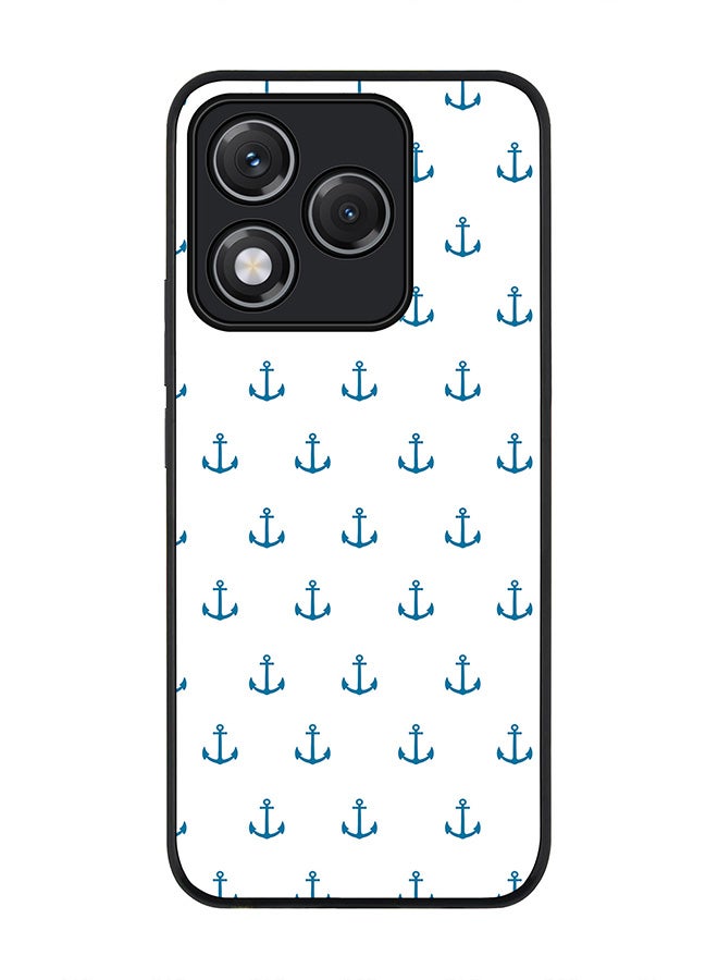 Stylizedd For Honor 400 Lite Case,Slim fit Camera Protection, Shockproof Thin Phone cover  - Anchor Blue