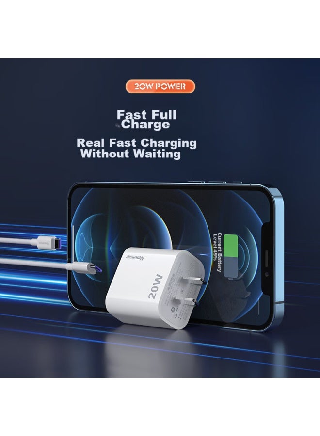Newmine Apple Fast Charging Adapter, Iphone 14 Charger, Pd20w Multi-port Usb Head, Compatible With Apple Ipad/13promax/12, Xiaomi, Huawei, Type-c Phones - Image 4