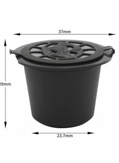 SYOSI Coffee Capsules Cups Reusable Refillable, Espresso Pods Filters For Nespresso Machines, Can be Used Creatively Brew Your Favorite Tea or Dried Fruit for Home Kitchen Office Outdoor Use 5pcs  - Image 5