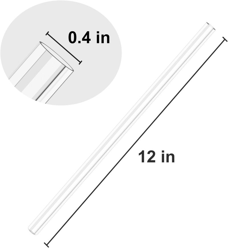 CXLL 6 Pcs Replacement Straw for Stanley Adventure Quencher 40 oz 30 oz Cup Tumbler,Straws with Cleaning Brush for Stanley Accessories - Image 2