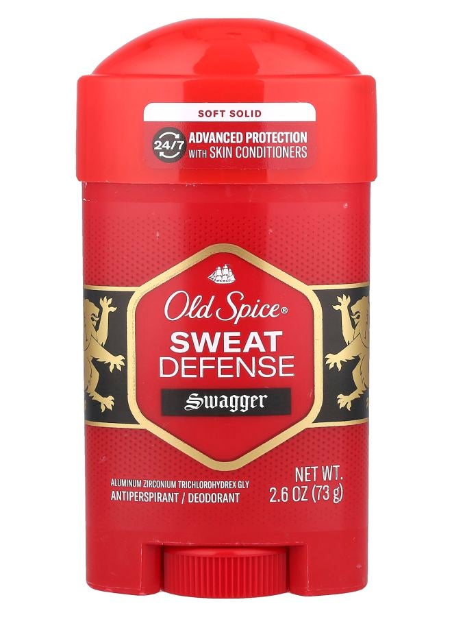 Old Spice Sweat Defense Anti-Perspirant Deodorant Soft Solid Swagger 2.6 oz (73 g)