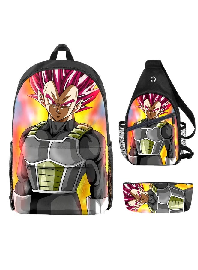 يمكن استخدام الحقائب المدرسية للطلاب والبالغين للرياضة - Dragon Ball-B - 1358 - Image 1