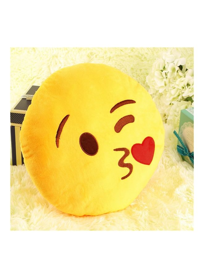 Emoji Designed Cushion Yellow 30x30x5centimeter - Image 4