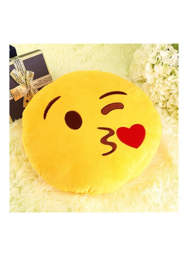 Emoji Designed Cushion Yellow 30x30x5centimeter - Image 5
