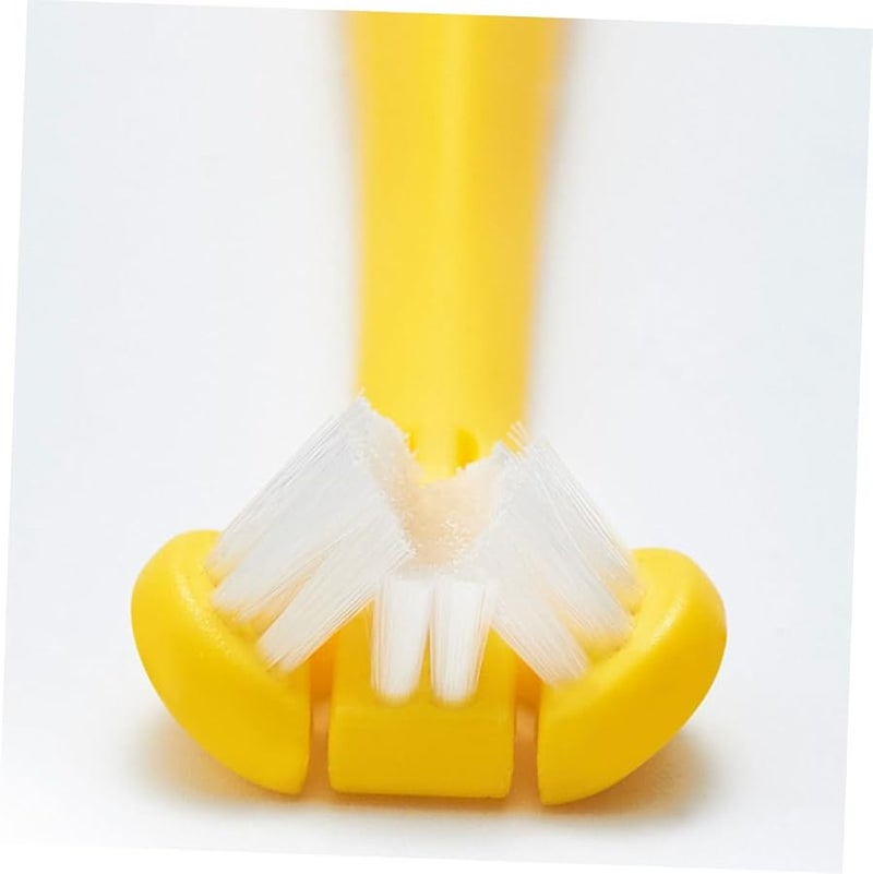 4Pcs Blue Green Kids Training Toothbrush Set Ergonomic Handle For Oral Care - Image 4