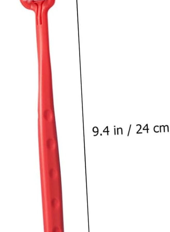 4Pcs Blue Green Kids Training Toothbrush Set Ergonomic Handle For Oral Care - Image 3