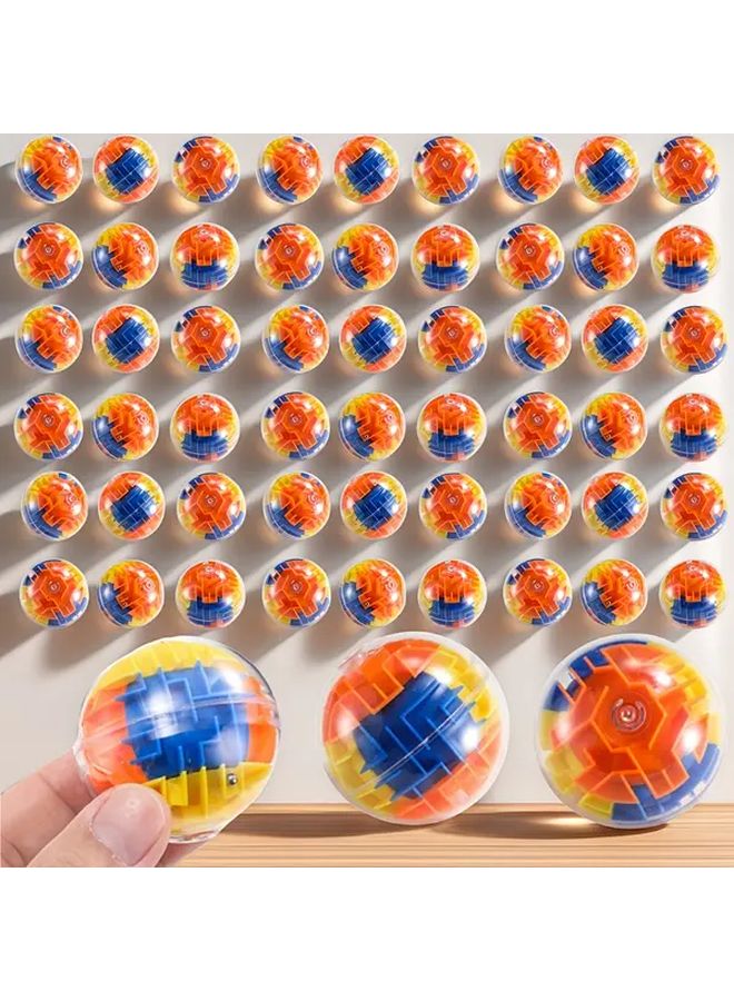 3 Pieces 3D Round Maze Puzzle Toy With Rolling Ball Brain Teaser Game - Image 3