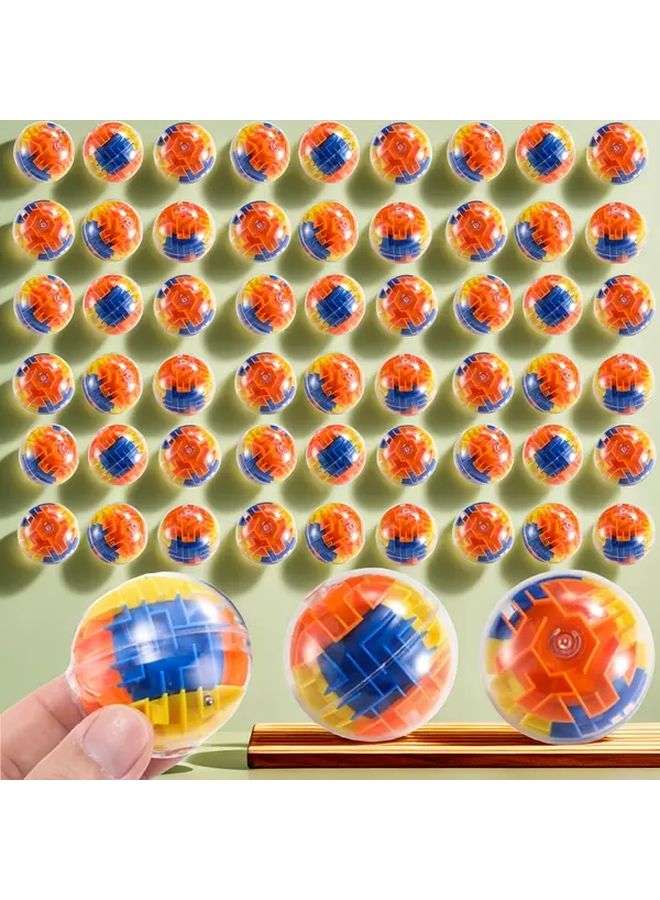 3 Pieces 3D Round Maze Puzzle Toy With Rolling Ball Brain Teaser Game - Image 5
