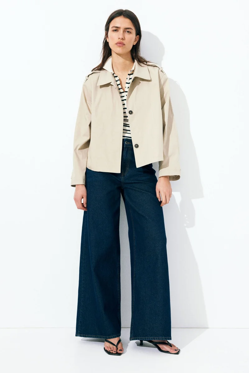 اتش اند ام جاكيت قطن واسع