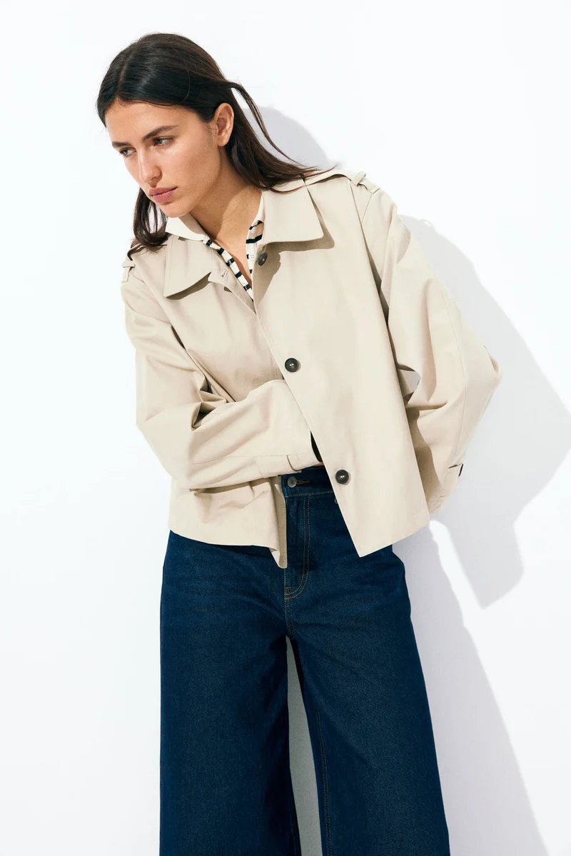 اتش اند ام جاكيت قطن واسع