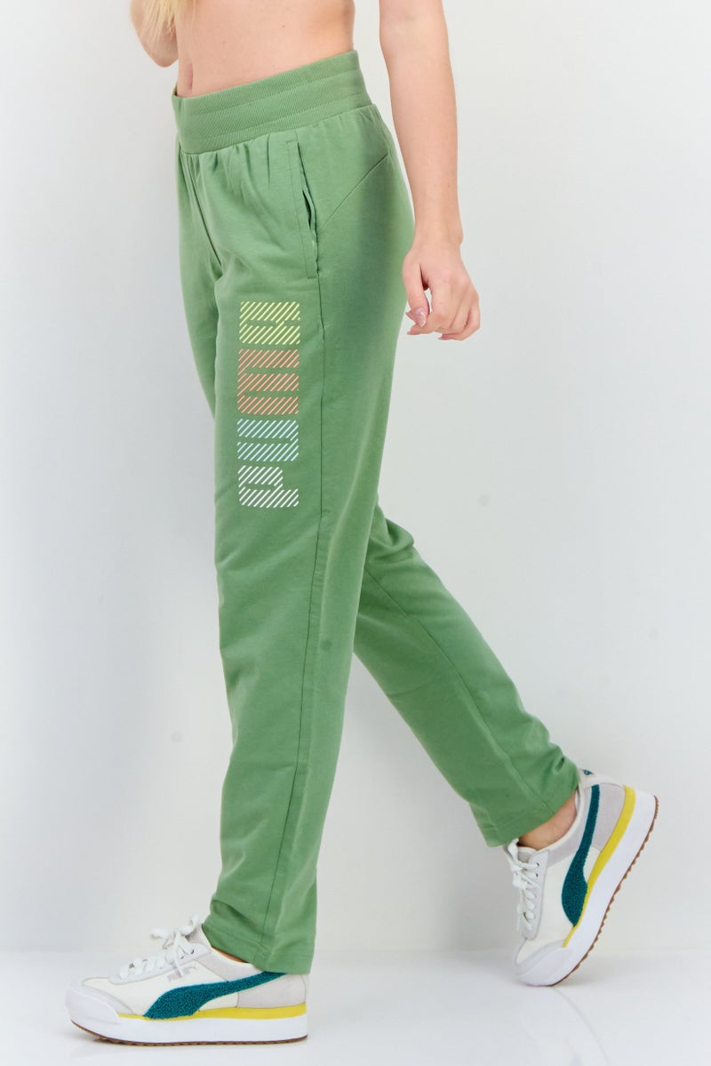 PUMA Women Regular Fit Outdoor Sweatpants, Olive - Image 4