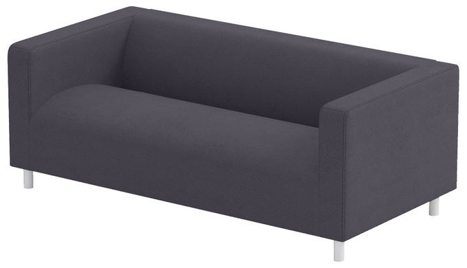 The Klippan Loveseat Cover Replacement is Custom Made Compatible for IKEA Klippan Loveseat Slipcover A Sofa Cover Replacement Cover Only Polyester Dark Gray