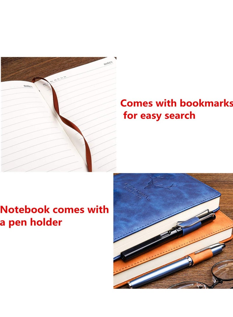 Excefore A5 Notebook Journal Hardcover Executive Diary with Premium Thick Paper, Navy Blue  - Image 5