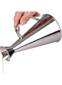HOOKOR Stainless Steel Non Drip Leak Proof No Mess Oil Dispenser and Vinegar Cruet Pourer and Drizzler for Kitchen 17oz- Easy to Clean & Leakproof,Great for Pouring & Drizzling Olive Oil (500ML)  - Image 1