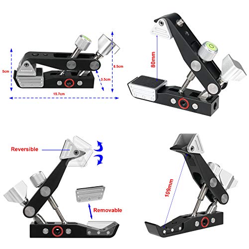 Fantaseal Heavy Duty DSLR Mirrorless Camera Camcorder Super Clamp Mount w/Magic Arm +Quick Release Plate Desk Table Handrail Bar Holder Video Rig Kit for Studio Youtuber Travel Outdoor Time Lapse Vlogging - Image 2