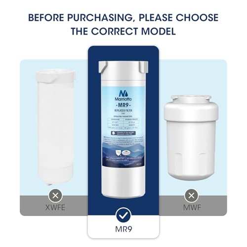 MARRIOTTO Genuine GE XWF Replacement Water Filter - Compatible with GE French-Door Refrigerators - 1 Pack (Not XWFE) - Image 2