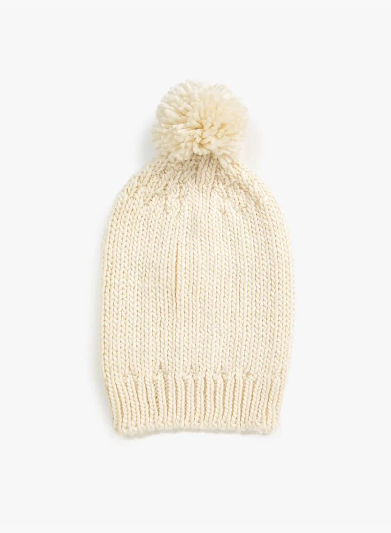 KOTON Pompom Detail Beanie