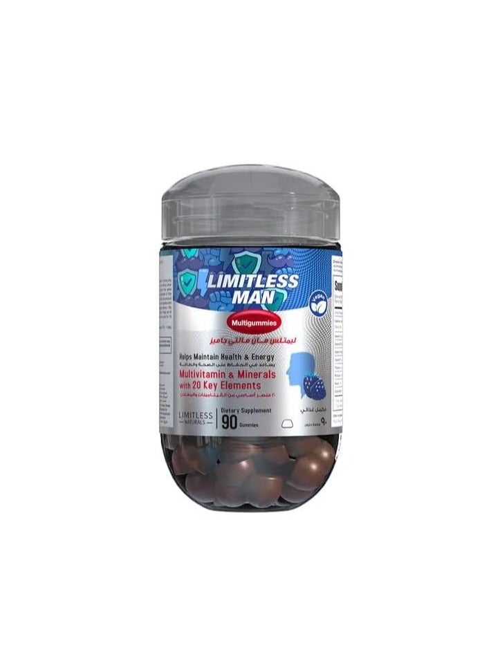 LIMITLESS Man Multigummies - 90