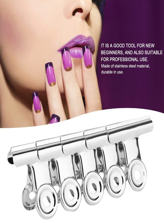 HEITIGN Manicure Extension Paper Holder C Curve Plastic Clip Fixed Matching Tool Armor Mold Pliers Tool - Image 4