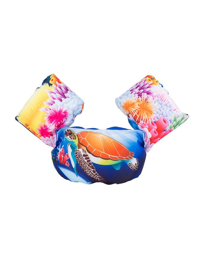 Y&D Sea Turtle Print Toddler Swimming Life Jacket 