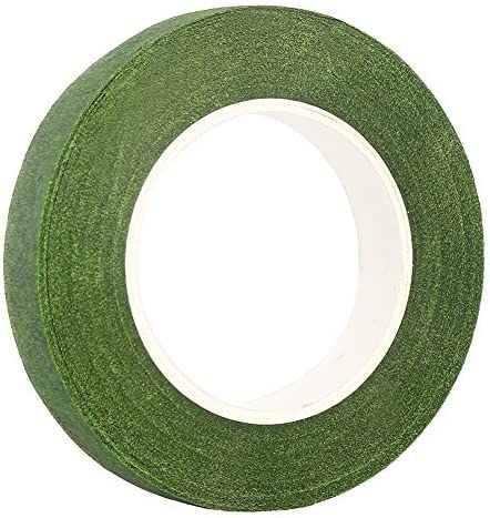 DECORA 1/2" Wide Dark Green Floral Tapes for Bouquet Stem Wrapping and Floral Crafts Supply - Image 1