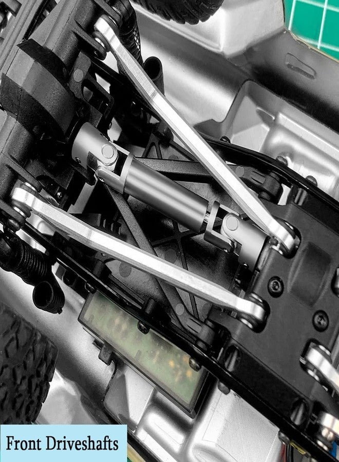 MOHERO 2 قطع عمود القيادة SCX24 من الفولاذ المقاوم للصدأ لسيارة Axial 1/24 SCX24 Gladiator AXI00005 أجزاء ترقية الزاحف RC - Image 2