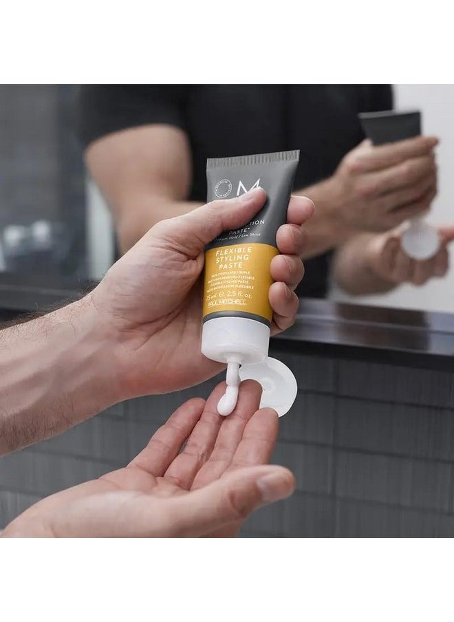 ميتش معجون MITCH by Paul Mitchell Construction للرجال، ثبات متوسط، لمعان منخفض، لجميع أنواع الشعر + الشعر القصير إلى المتوسط، 2.5 أونصة سائلة.  - Image 5