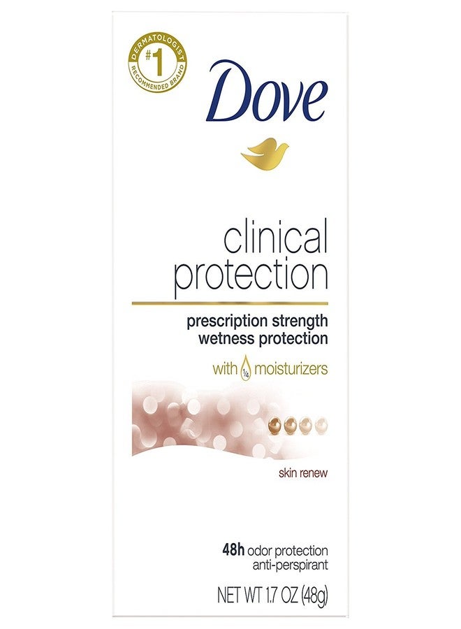 Dove دوف حماية سريرية مضادة للتعرق، تجديد البشرة كلير تون، 1.7 أونصة - Image 1