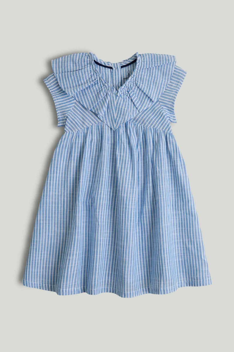 مذركير فستان كتان مخطط