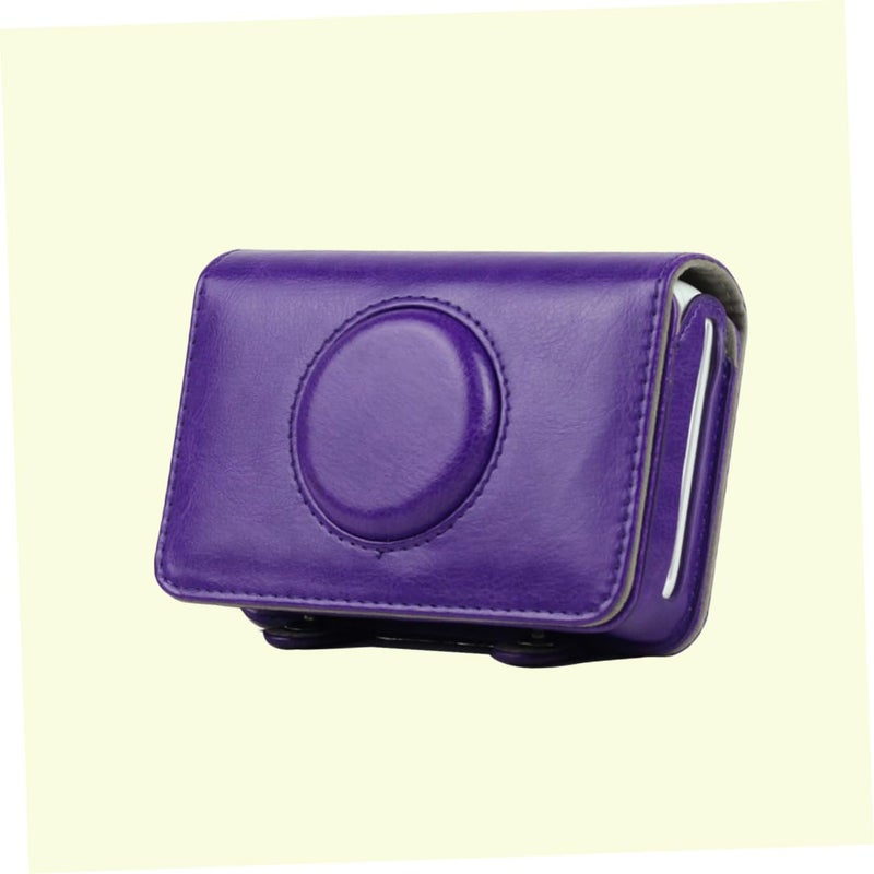 حقيبة كاميرا DSLR Snap Touch Crossbody من جلد PU بحزام كتف قابل للتعديل - Image 4