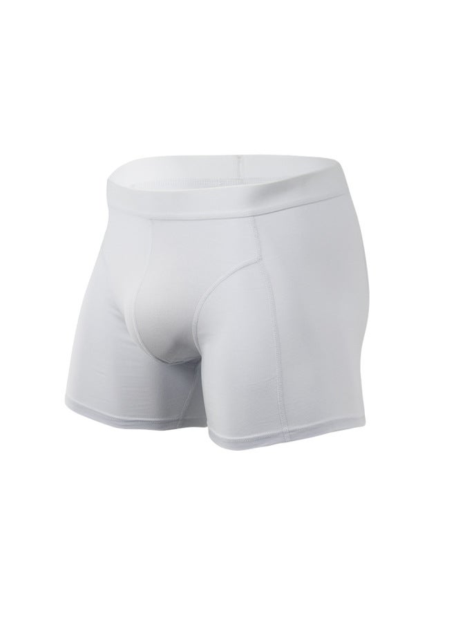 Long Men's Underwear Mid-waist Anti-abrasion Leg Stretch Cotton Quality Sports Boxers General Standard