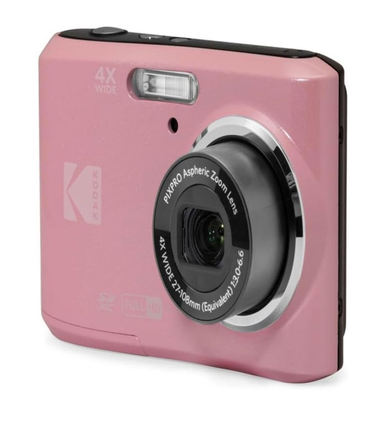 Kodak PIXPRO FZ45 Friendly Zoom 16MP 1080p Full HD Digital Camera with 4X Optical Zoom and 27mm Wide Angle Lens  (Pink) - Image 1