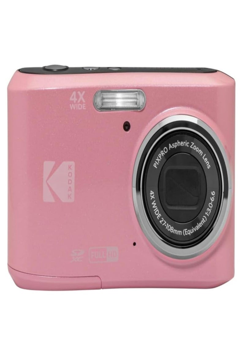 Kodak PIXPRO FZ45 Friendly Zoom 16MP 1080p Full HD Digital Camera with 4X Optical Zoom and 27mm Wide Angle Lens  (Pink) - Image 2