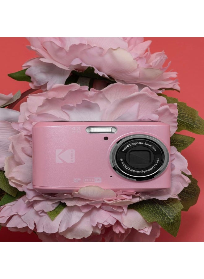 Kodak PIXPRO FZ45 Friendly Zoom 16MP 1080p Full HD Digital Camera with 4X Optical Zoom and 27mm Wide Angle Lens  (Pink) - Image 5