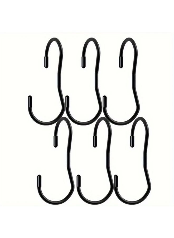 4 Pack Heavy Duty Metal S Hooks For Wall Mount Hanging Bags Plants Pots And Pans - Image 2