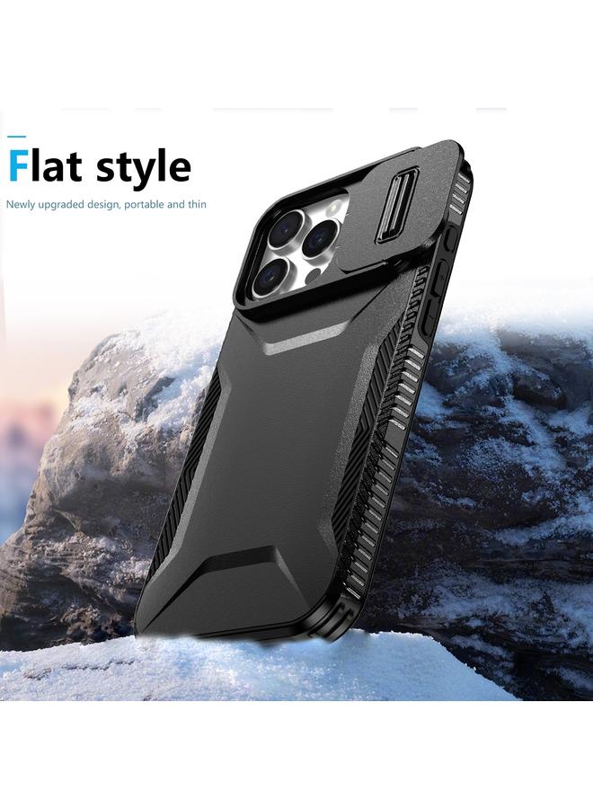 اس-توب جراب هاتف iPhone 16 Pro مزود بدرع كاميرا منزلق - Image 5