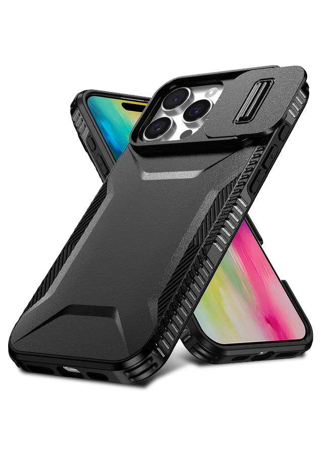 اس-توب جراب هاتف iPhone 16 Pro مزود بدرع كاميرا منزلق - Image 2